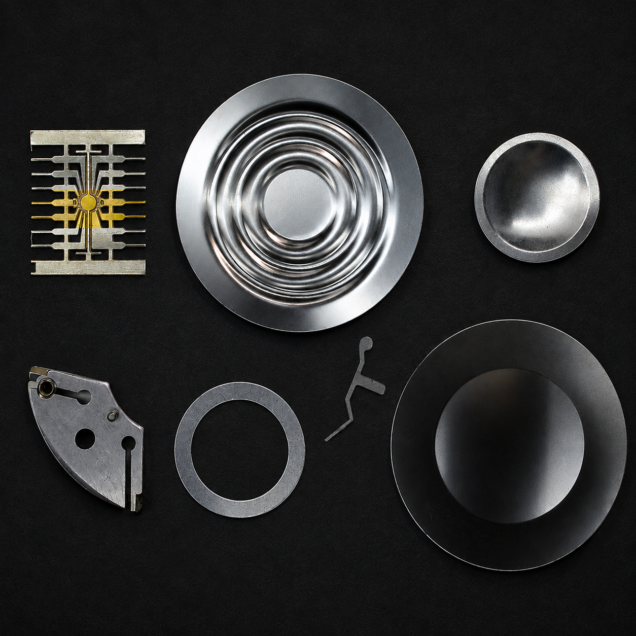 Metal stamping press production